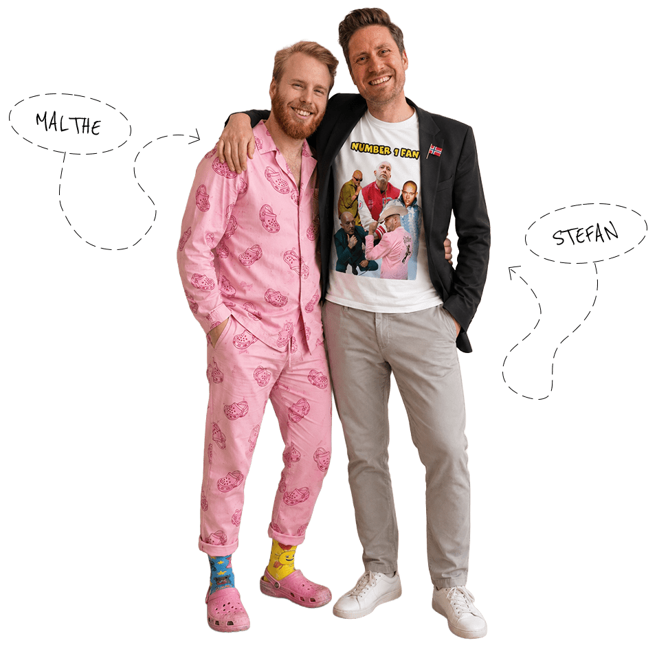 Stifterne Stefan K. Johansen og Malthe Reipurth
